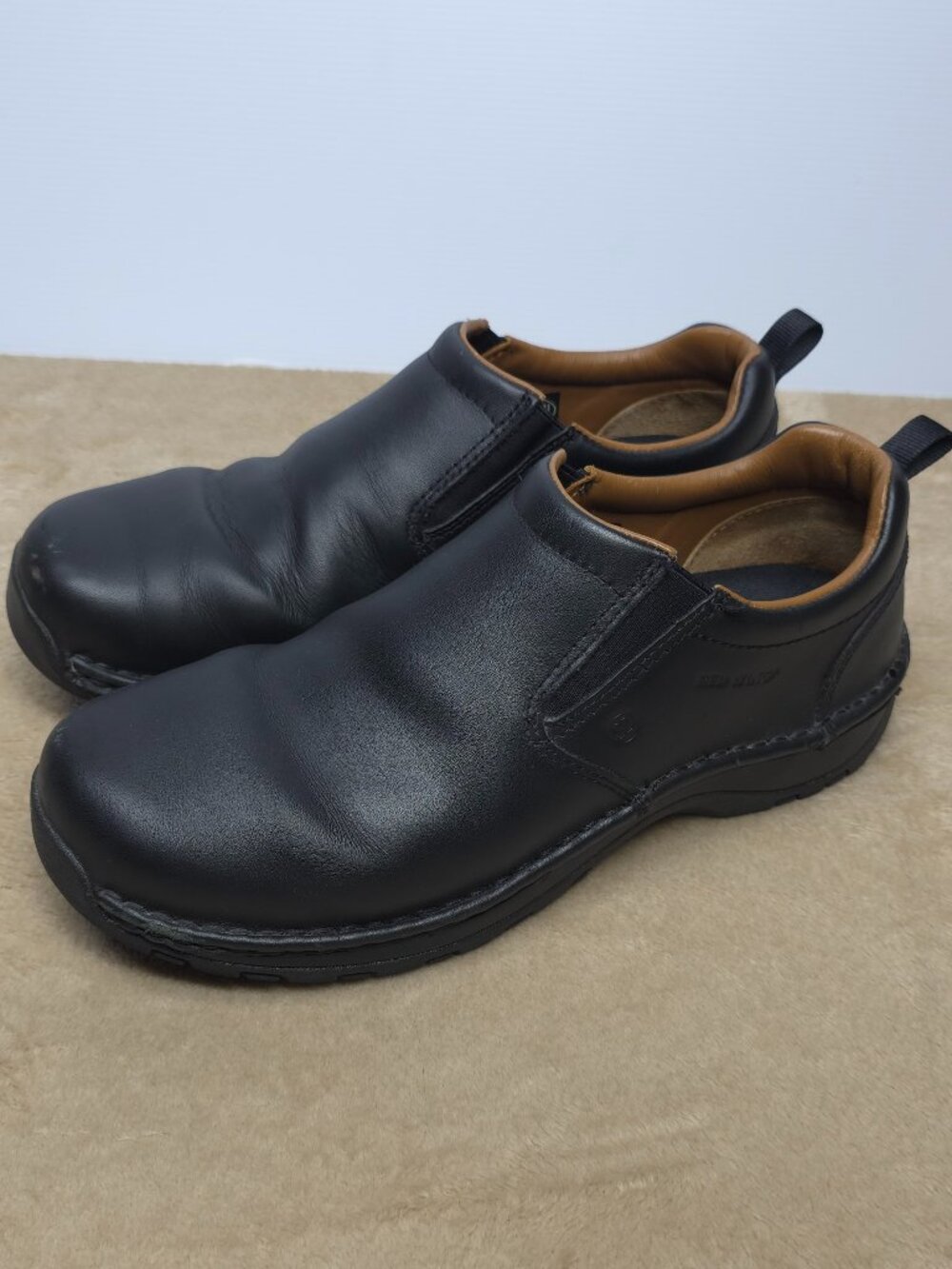 Red Wing 8700 Men's 11 D Black Leather Slip On Work Shoes SD